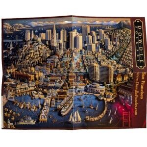 Dowdle Folk Art  by Eric Dowdle  San Francisco 500 Piece Puzzle